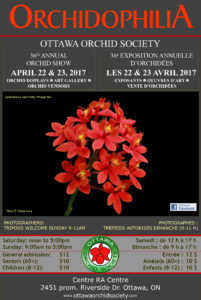 Ottawa Orchid Society Show & Sale @ The RA Centre | Ottawa | Ontario | Canada