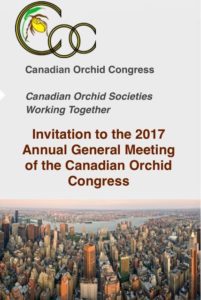 AGM of the Canadian Orchid Congress @ OSPF/Orchid Resource Ctr | Edmonton | Alberta | Canada