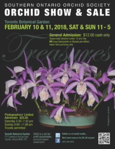SOOS Orchid Show & Sale @ Toronto Botanical Gardens | Ellwood City | Pennsylvania | United States
