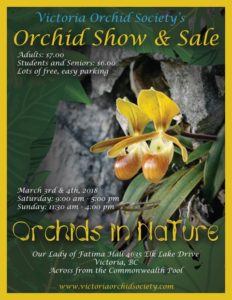 Victoria Orchid Society Show & Sale @ Our Lady of Fatima  | Victoria | British Columbia | Canada