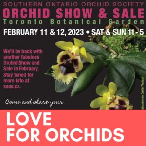 ORCHID SHOW & SALE @ Toronro Botanical Garden